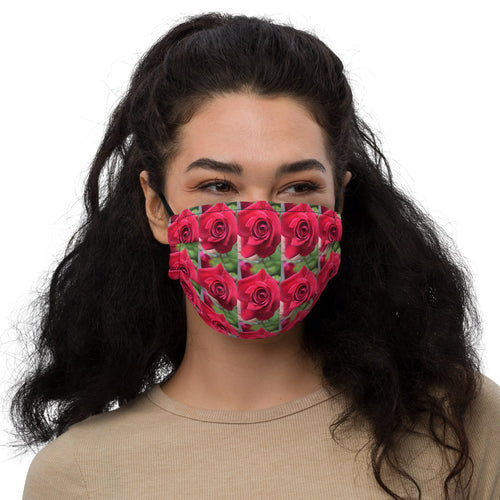 Red Rose Face mask