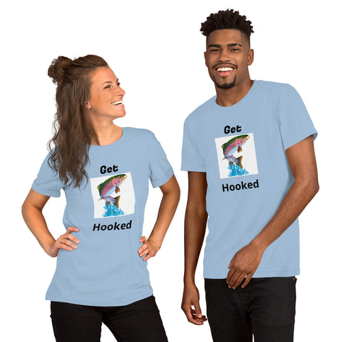 Get Hooked Fish Short-Sleeve Unisex T-Shirt