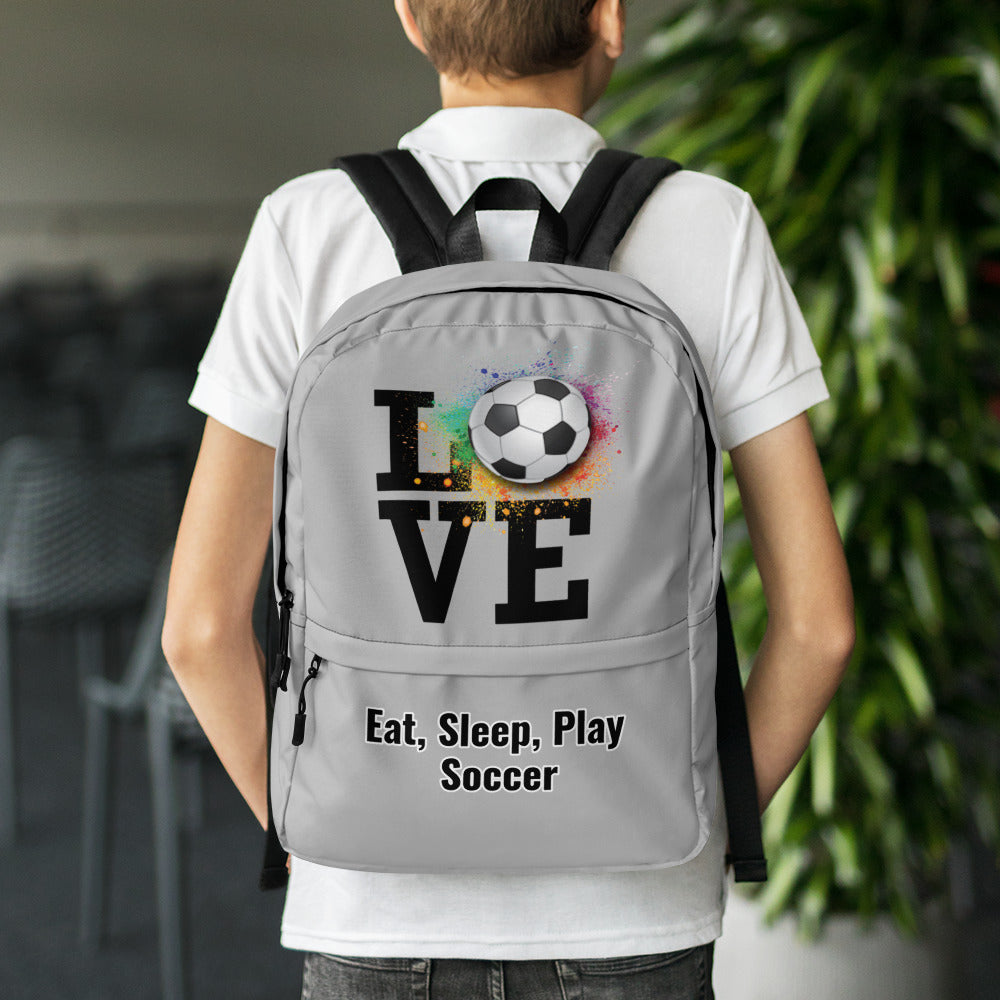 Love Soccer Backpack