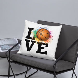 Love Basketball Basic Pillow