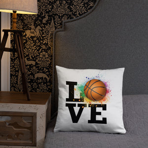 Love Basketball Basic Pillow