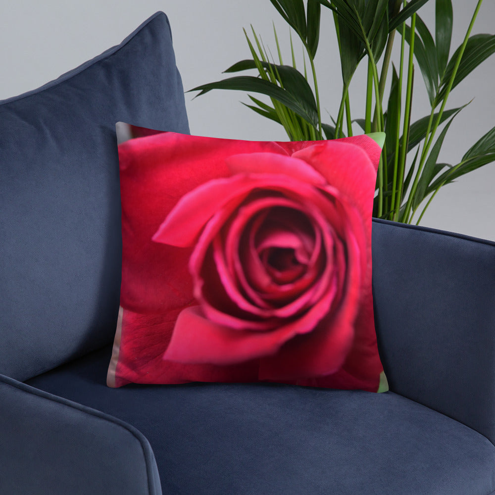 Rose Flower Pillow