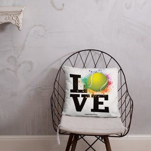 Love Tennis Pillow