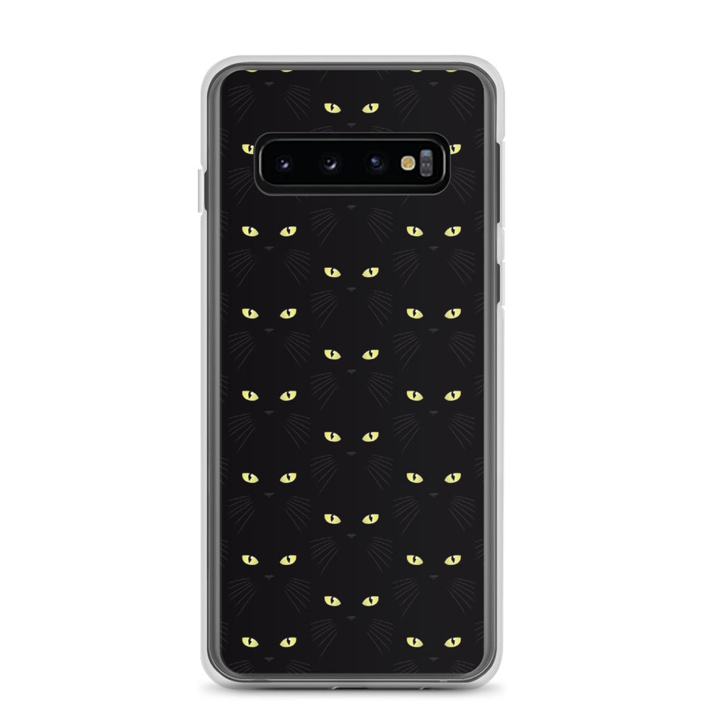 Black Cat Eye Samsung Case