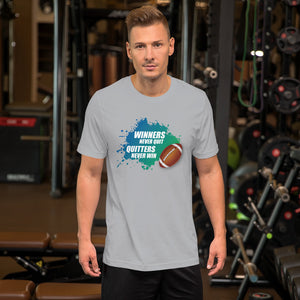 WINNERS Football Splash Short-Sleeve Unisex T-Shirt