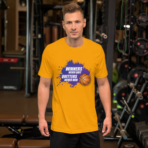 WINNERS Basketball Splash Short-Sleeve Unisex T-Shirt