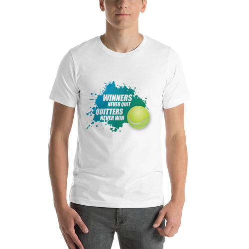 WINNERS Tennis Splash  Short-Sleeve Unisex T-Shirt Various Colors