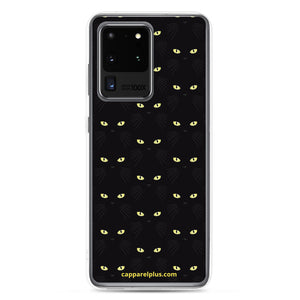 Black Cat Eye Samsung Case