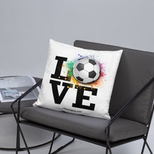 Love Soccer Basic Pillow