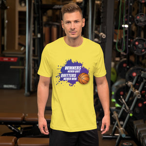 WINNERS Basketball Splash Short-Sleeve Unisex T-Shirt
