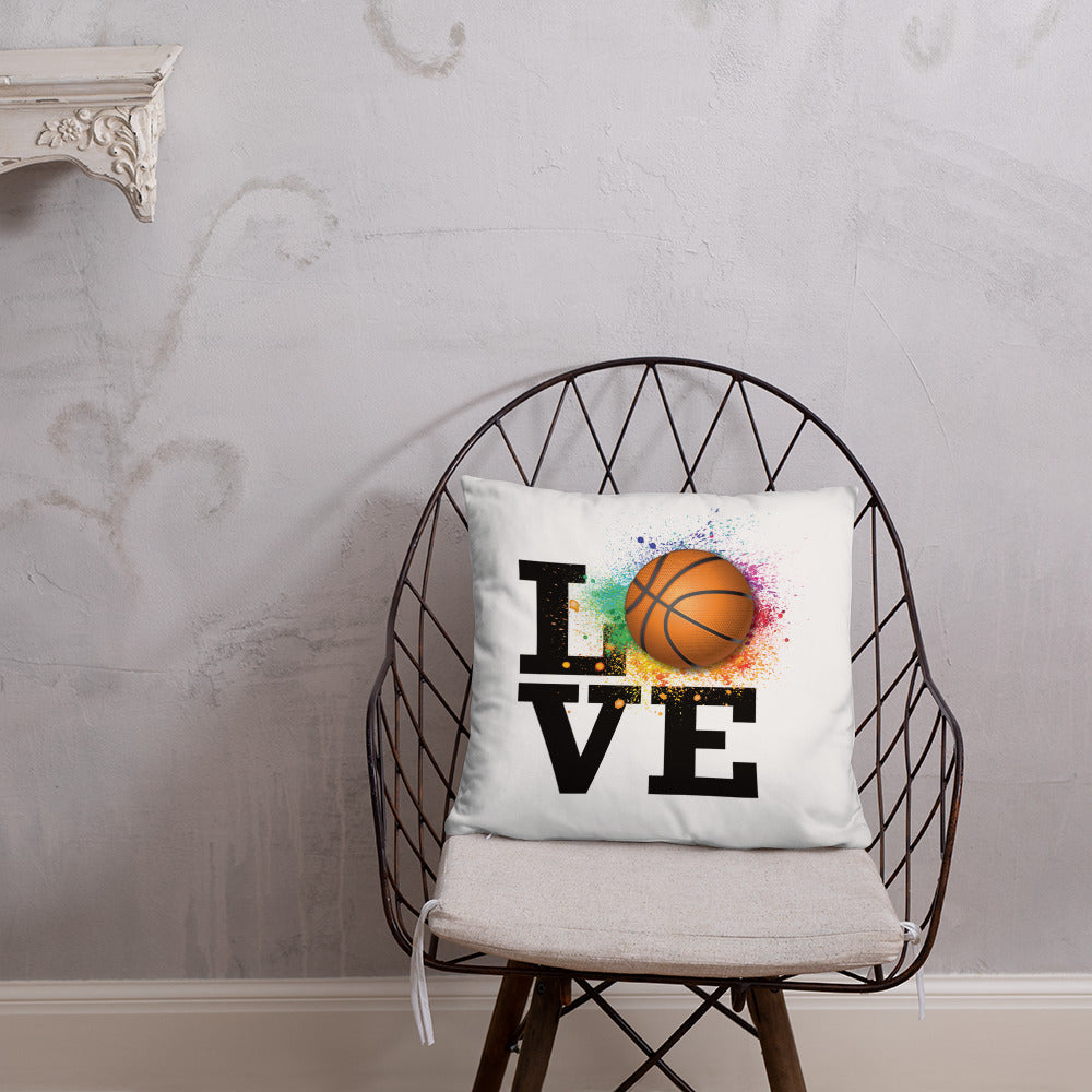 Love Basketball Basic Pillow