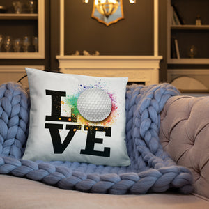 Love Golf Basic Pillow