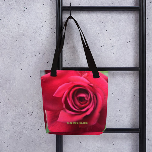 Red Rose Flower Tote bag