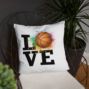 Love Basketball Basic Pillow