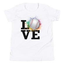 Youth Short Sleeve T-Shirt Love Baseball