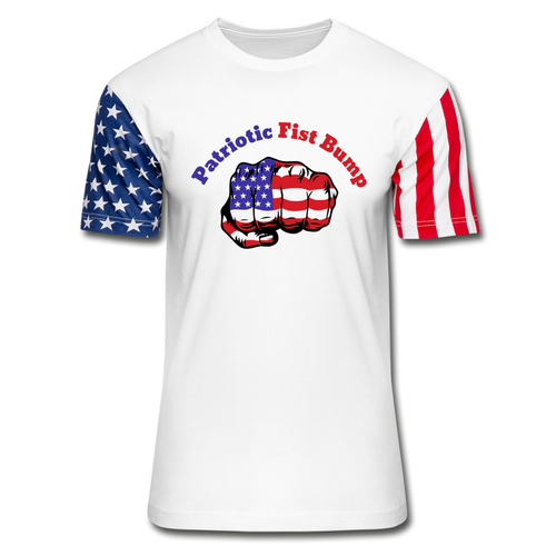 Unisex Stars & Stripes T-Shirt - white