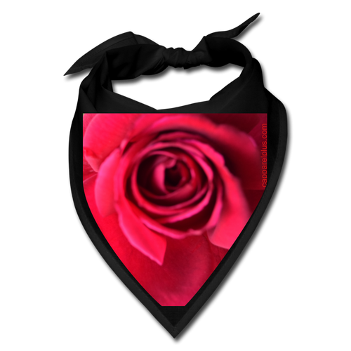 Rose Bandana - black