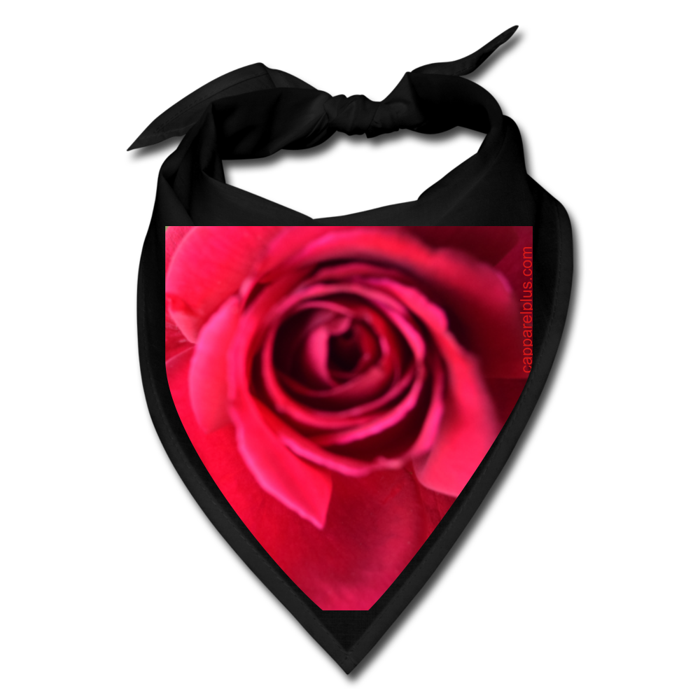 Rose Bandana - black