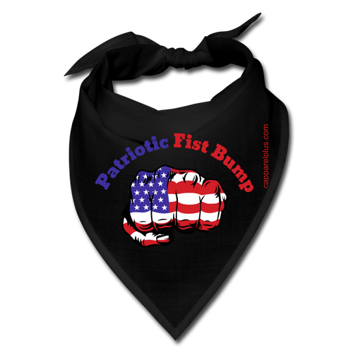 Patriotic Fist Pump Bandana - black