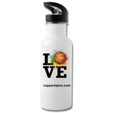 Love Basketball Water Bottle - white