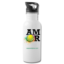 Amor Tennis Water Bottle - white