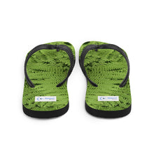 Green Fern Flip-Flops