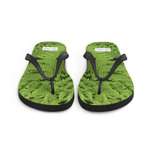 Green Fern Flip-Flops