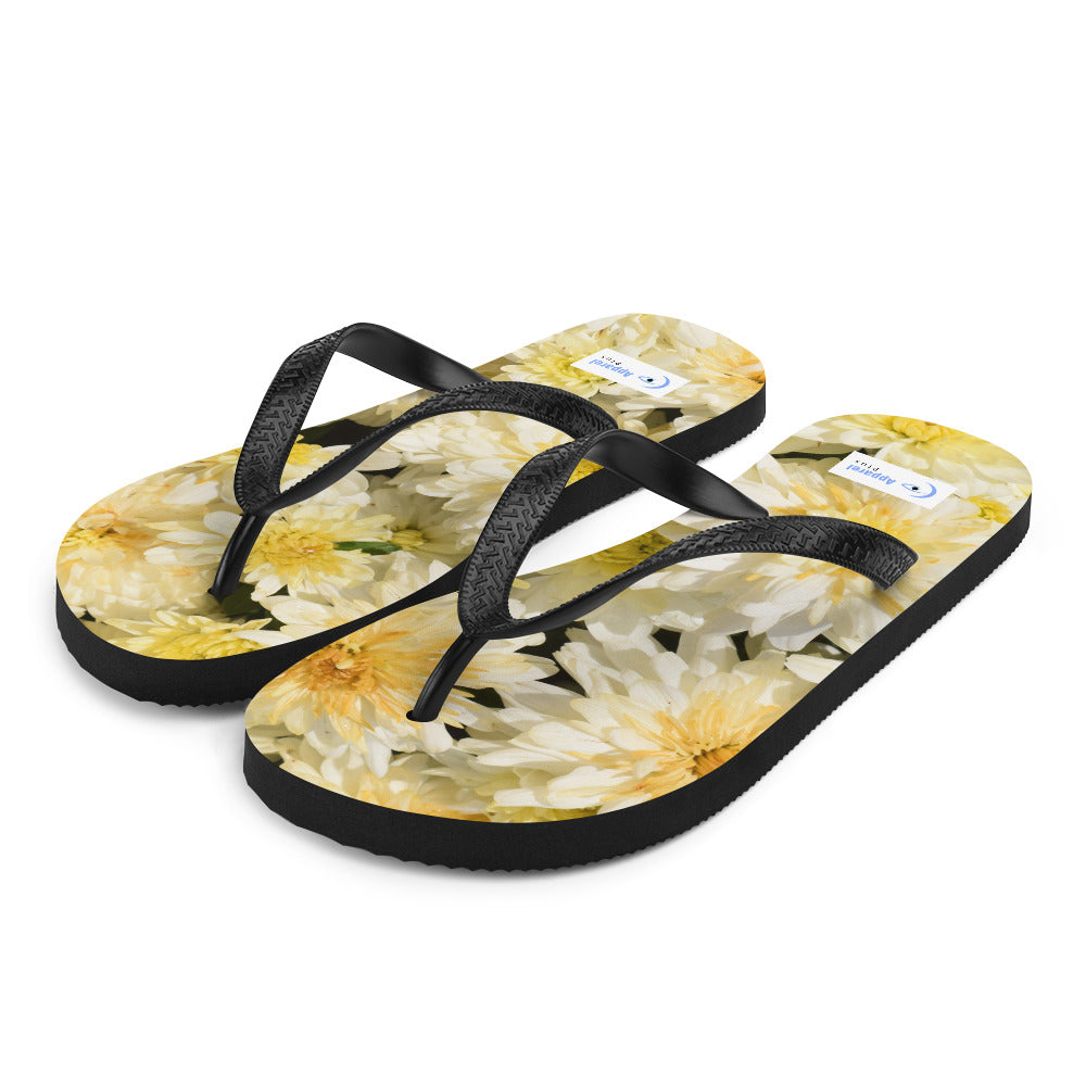 Yellow Flower Flip-Flops