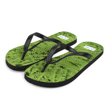 Green Fern Flip-Flops