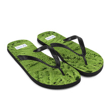 Green Fern Flip-Flops