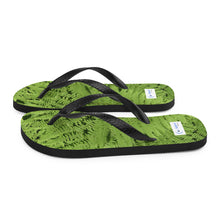 Green Fern Flip-Flops